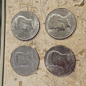 Half dollar US coins set of 4